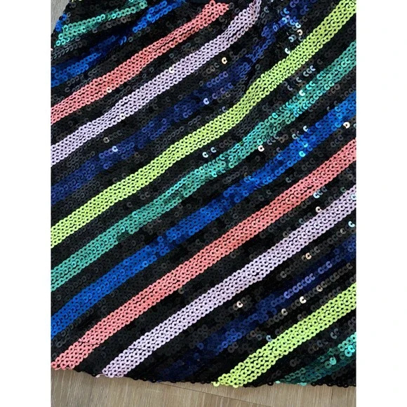 New With Tags Rockets Of Awesome Sequins Skirt Girls Size 6 - Picture 2 of 6